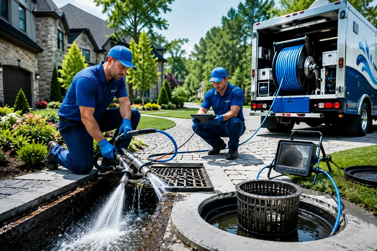 Local outdoor drain cleaning professionals in Henderson, IL
